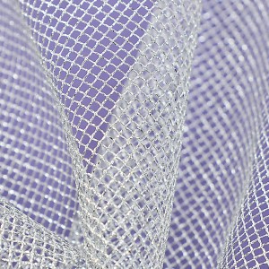 Soft Tulle – Metallic Silver