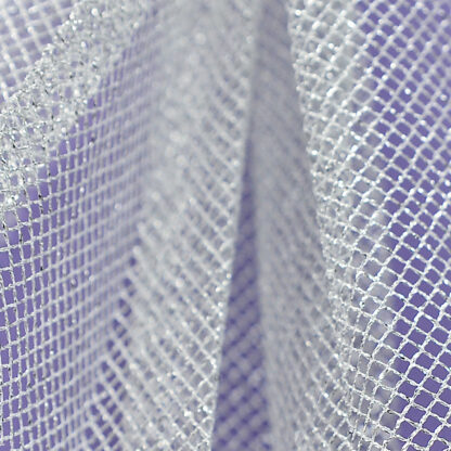 Stiff Net - Metallic Silver